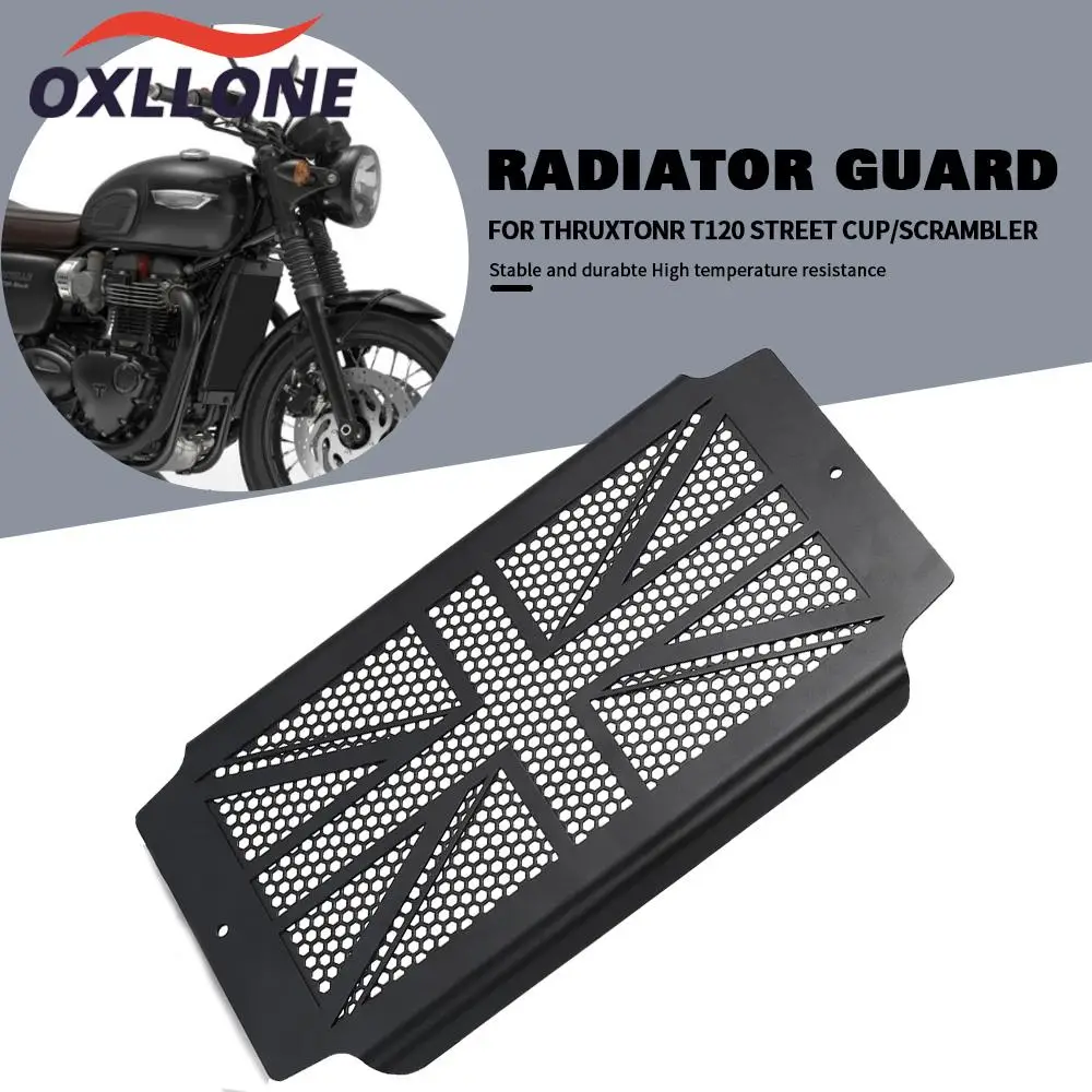 

For ThruxtonR T120 Street Cup Street Scrambler and T120 T100 Speed Twin Radiator Guard Protector Grille Cover Oil Cooler Guard