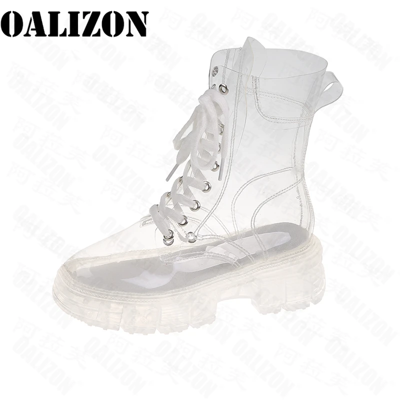 New Brand Women PVC Sandals Chunky Jelly Shoes Transparent Rain Boots 2022  Summer Designer Platform Sport Ladies Shoes Zapatos - купить по выгодной  цене | AliExpress