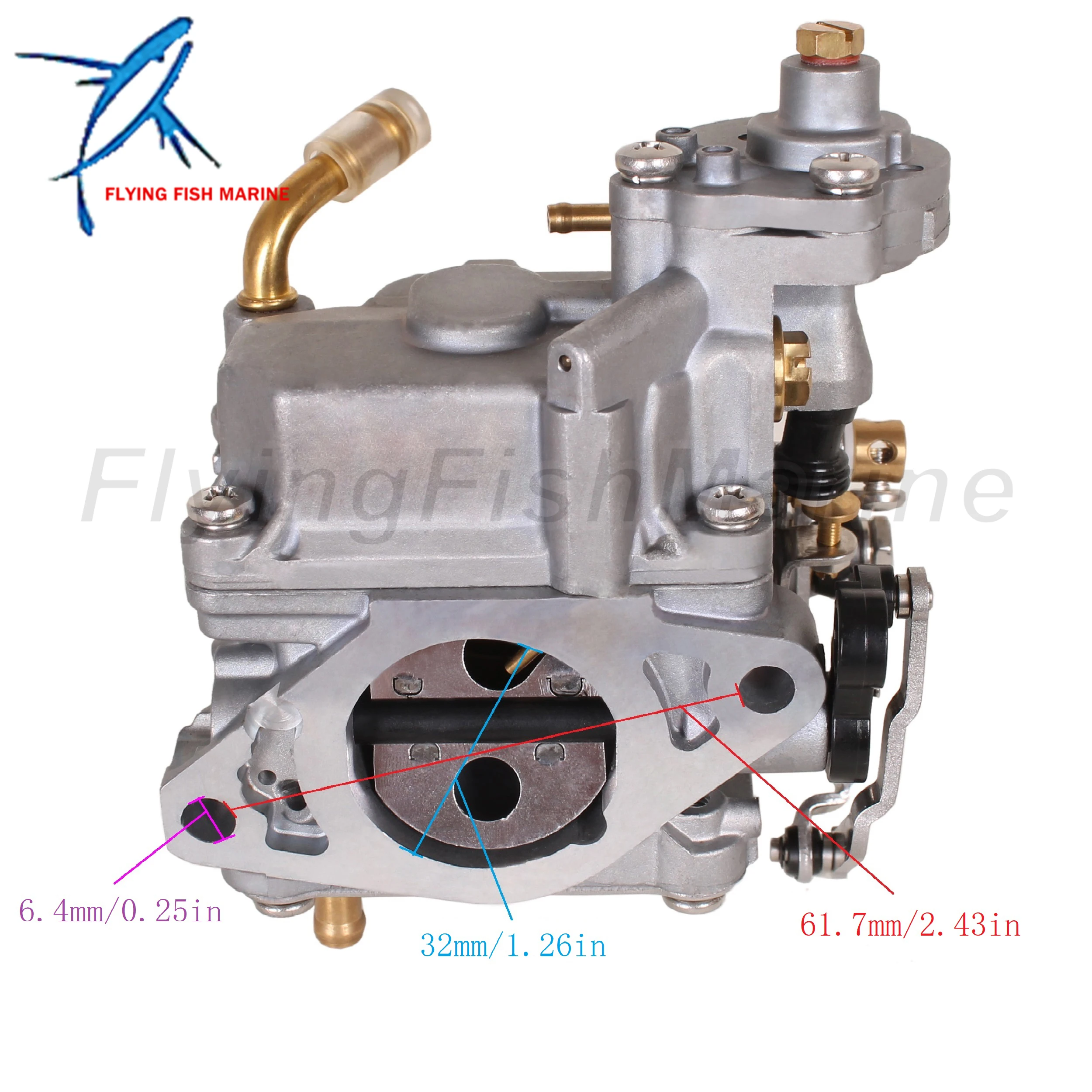 Подвесной мотор 853720T15 853720T17 8M0109535 8M0109536 карбюратор для Mercury / 3BJ031000 3BJ031330 Tohatsu Nissan 15HP
