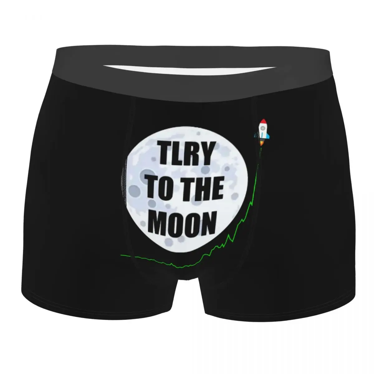 

TLRY To The Moon WBS WallStreetBets Underpants Homme Panties Male Underwear Ventilate
