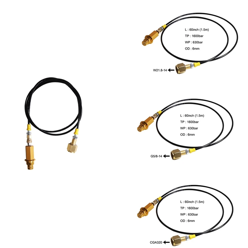 

For Sodastream DUO Quick Connect CQC To External Co2 Tank Adapter Hose Kit With Quick Disconnect Connector