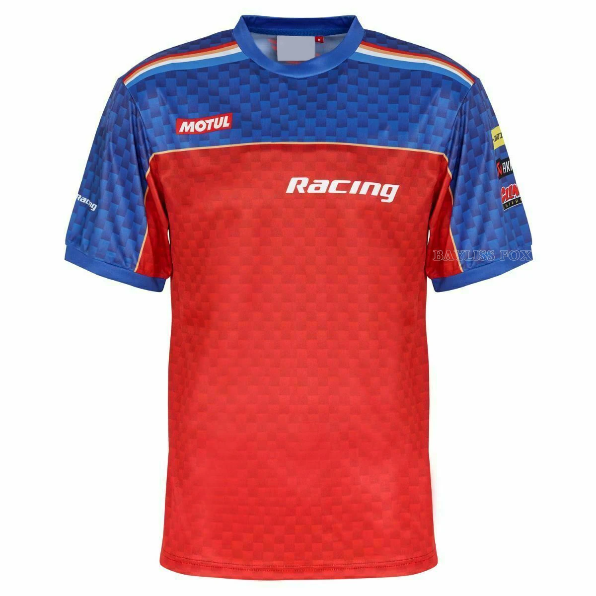 

Moto Gp For HONDA T-shirt Red/Blue Men's Motorcycle Racing Team Mountain Bicycle Motocross Summer Short Sleeve Jerseys