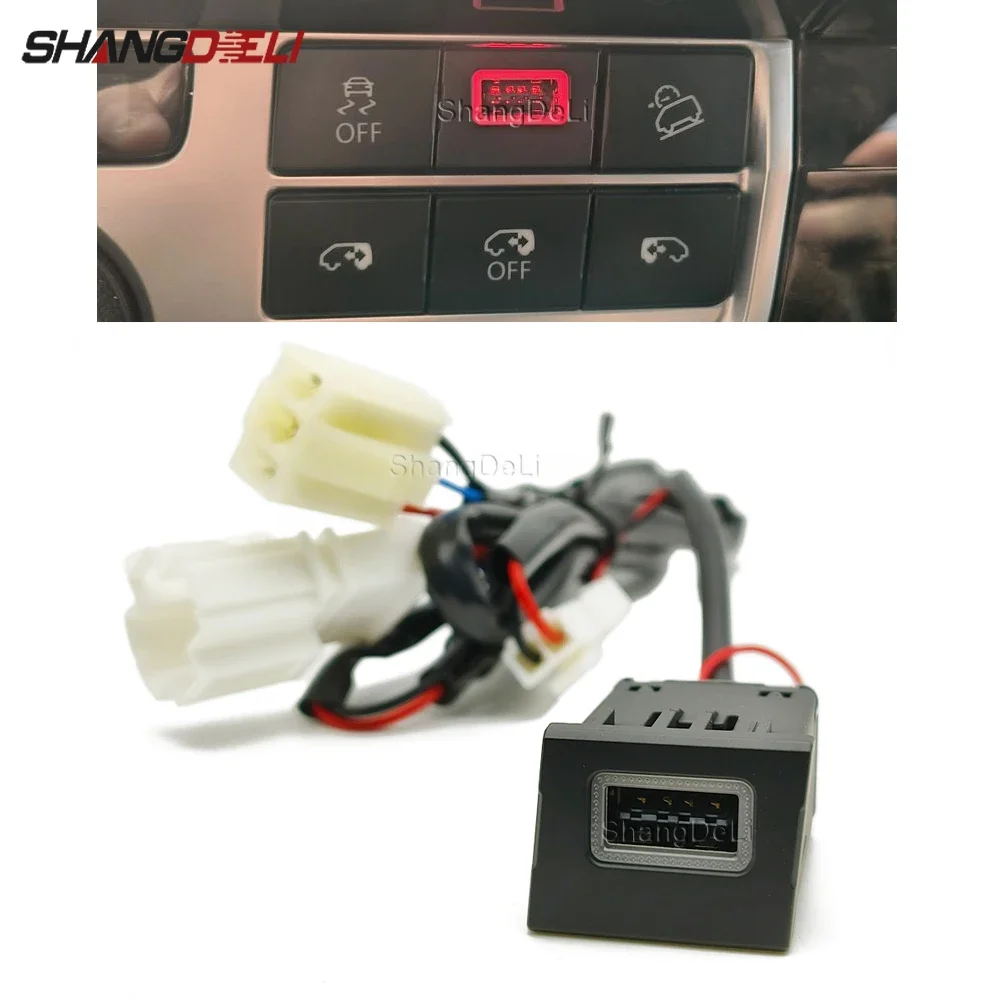 1 шт. автомобильное зарядное устройство QC3.0 для Volkswagen Multivan T6