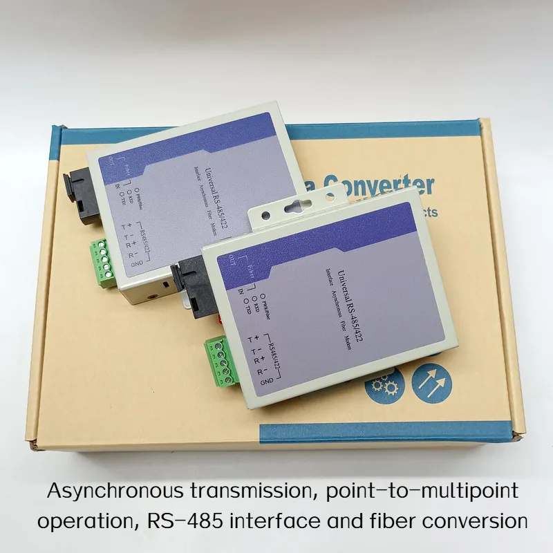 1 пара SC двунаправленный 485 оптоволоконный медиаконвертер трансивер RS485