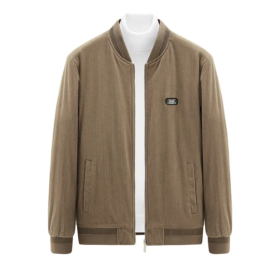 Thickened Loose Large Size Corduroy Padded Jacket Men Autumn and Winter New Casual Baseball Uniform Jackets  Coats Men