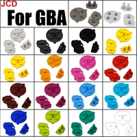 jcd 1set for gba high quality rubber conductive buttons for gameboy advance silicone a b d pad start select keypad pads