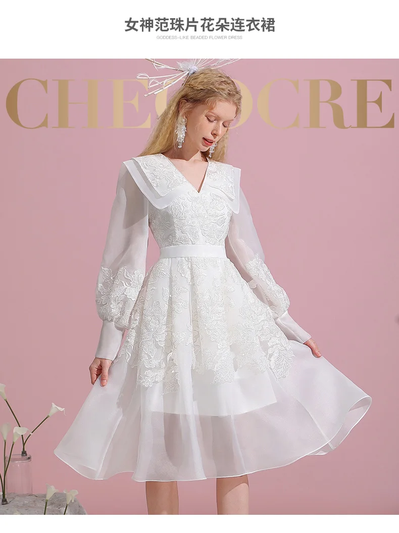 LEOSOXS Элегантное кружевное платье