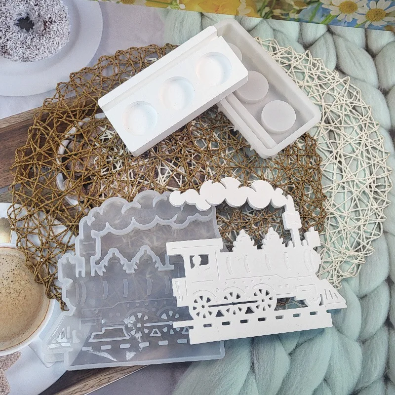 Подсвечник с паровым двигателем подсвечник украшения силиконовая форма сделай