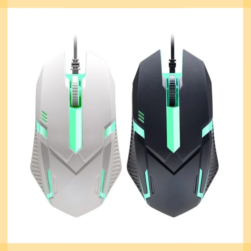

Мышь игровая Проводная с подсветильник кой, 2023 DPI, RGB-подсветильник ка