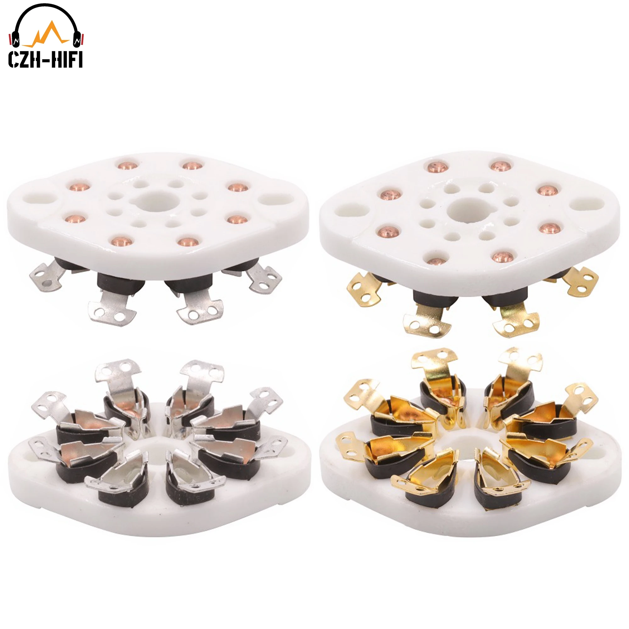 

1PC 8pin K8A Octal Ceramic Tube Socket For KT88 EL34 6SN7 5AR4 GZ34 5881 6V6 5U4G 6550 6J7 6SJ7 Vintage Panel Chassis Mount