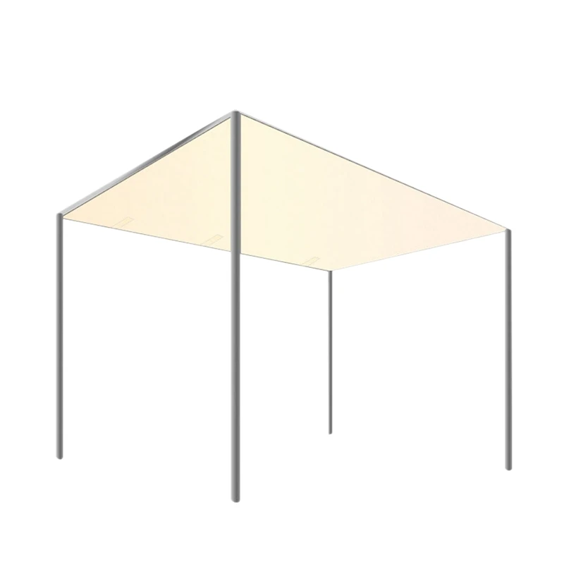 

Canopy Top Cover 300D Canvas Waterproof Awning Gazebo Cover Tent Roof Outdoor Garden Wind Shade for Backyard