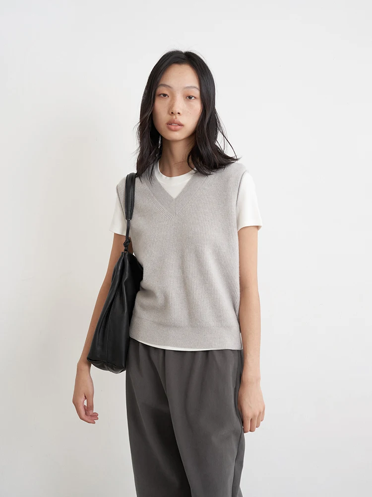 Женская одежда Love and Nancy оригинальный дизайн осень 2024 новый флисовый жилет без