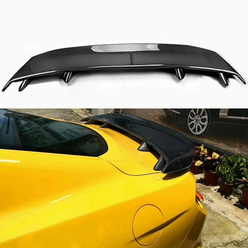 

High quality carbon fiber rear wing torso lip spoiler for Ford Mustang GT spoiler 2015 2016 2017 2018