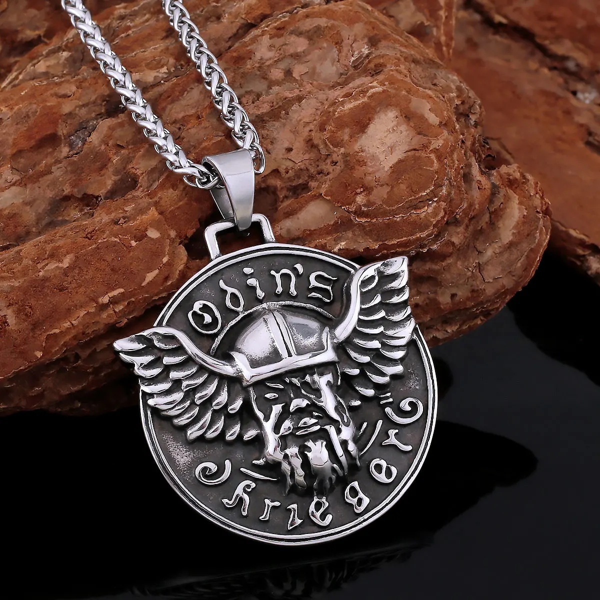 Скандинавская мифология God Odin кулон мужское качество не выцветает ожерелье из