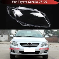 car front glass lens headlamp transparent lampshade auto lamp shell lights housing for toyota corolla 2007 2009 %e2%80%8bheadlight cover