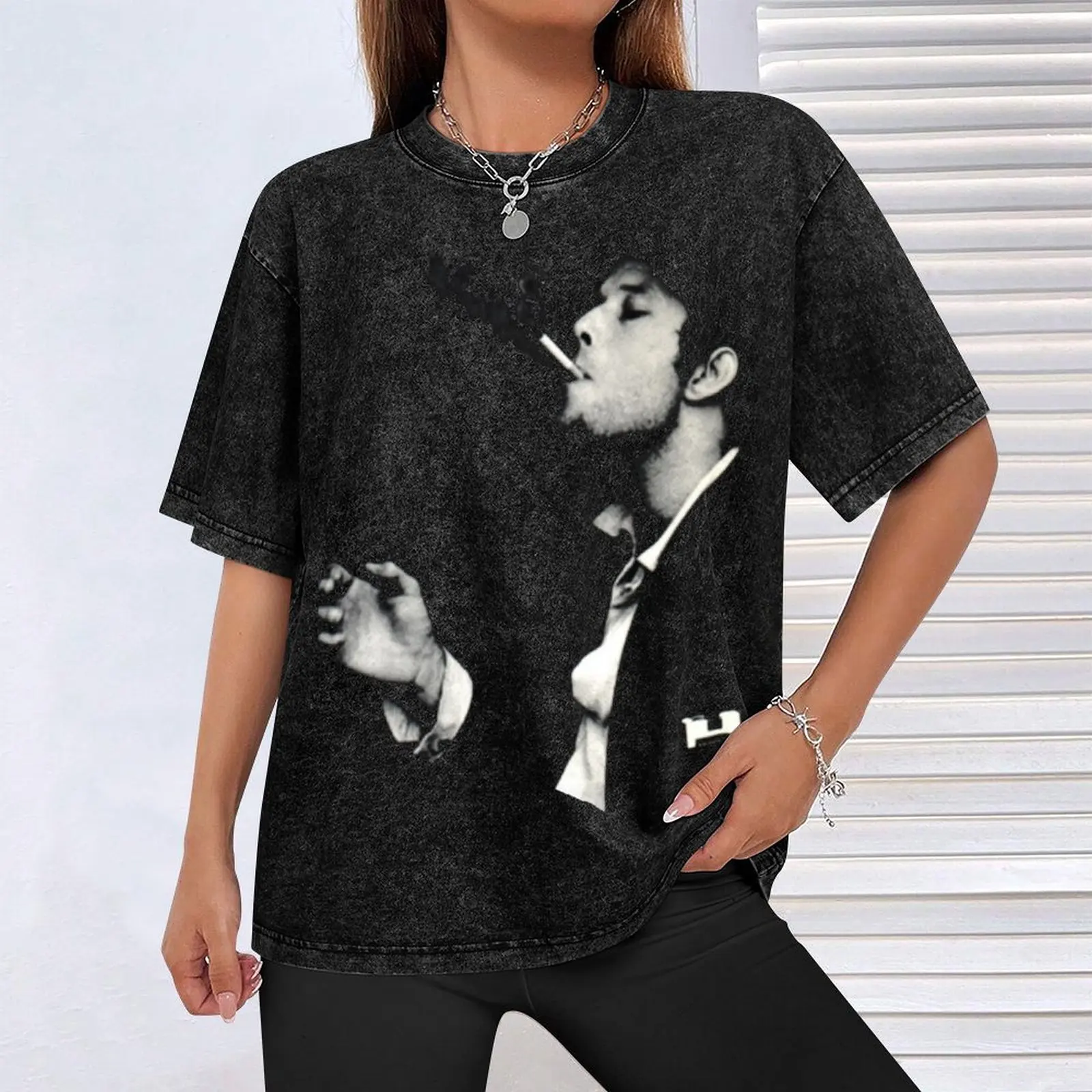 Футболка с изображением значка Тома Уэйтса футболки аниме быстросохнущая