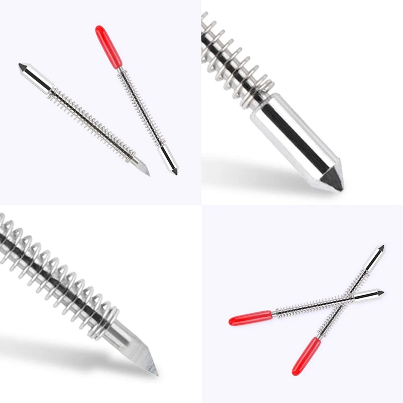 100 шт. 45 градусов Виниловый резак плоттер лезвия для графитока CB09U CB09 Силуэт КАМЕЯ