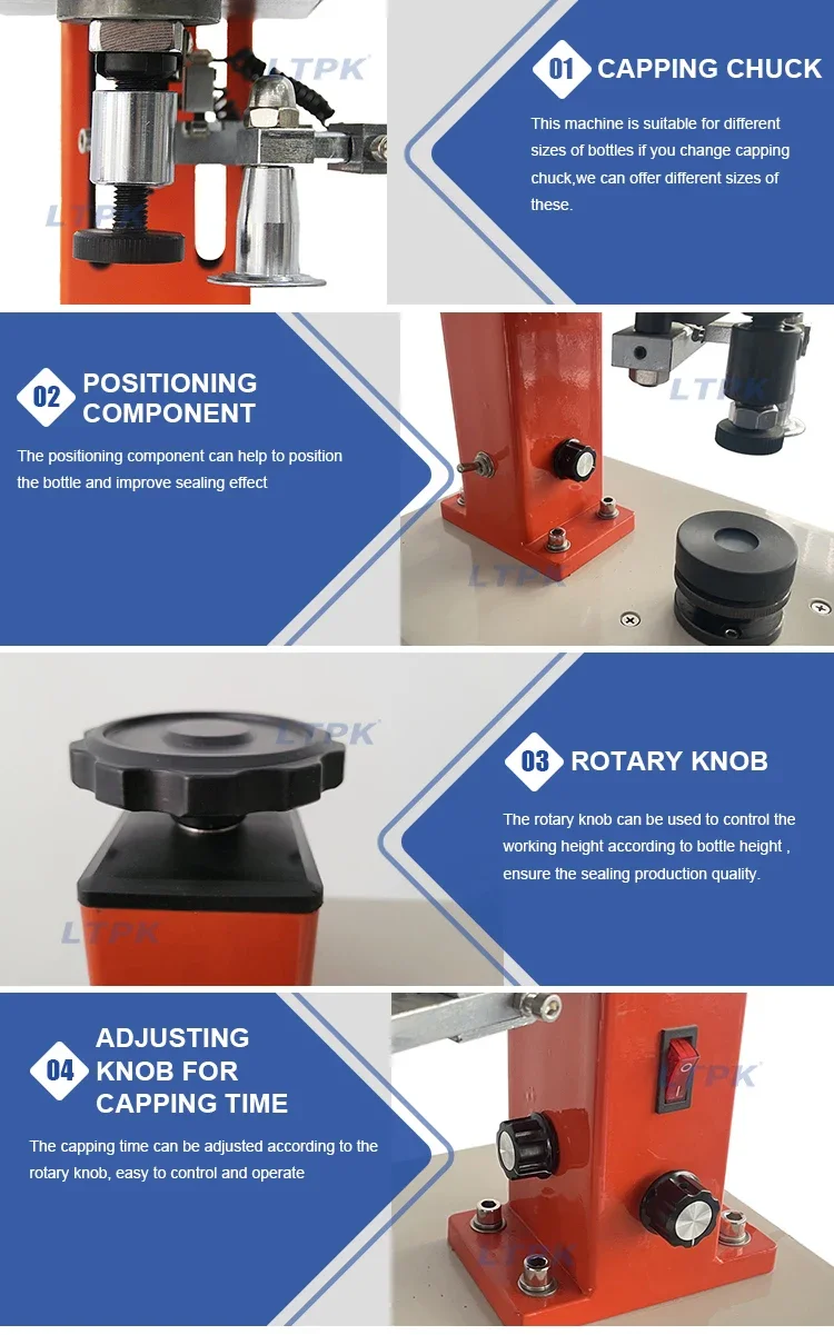LTPK 10-35 мм укупорочная машина для бутылок с пенициллином антибиотические щипцы