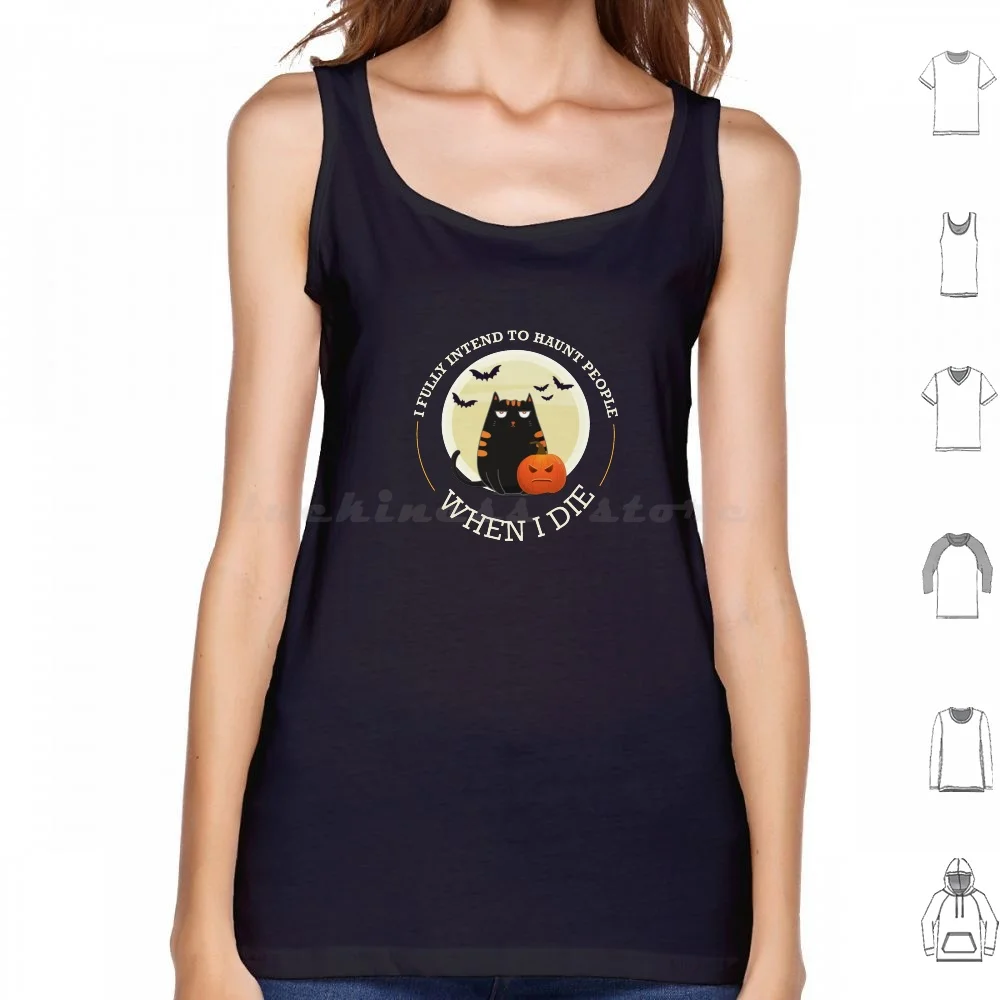 

Я полностью собираюсь буксировать людей, когда я умираю | Забавные майки с кошками, хлопковые майки с принтом смешной кошки, я полностью собираюсь буксировать людей