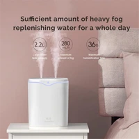 2200ml usb large capacity double spray humidifier spray household aromatherapy air purifier humidifier aromatherapy for office