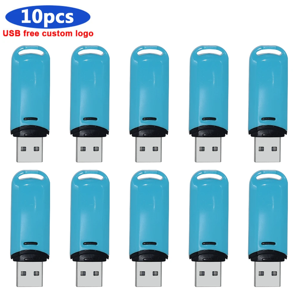 

USB флеш-накопитель 10 шт./лот, 64 ГБ, 32 ГБ, 16 ГБ, металлический флеш-накопитель 4 ГБ, 8 ГБ, флешка с реальной емкостью, USB 2,0, карта памяти с бесплатны...