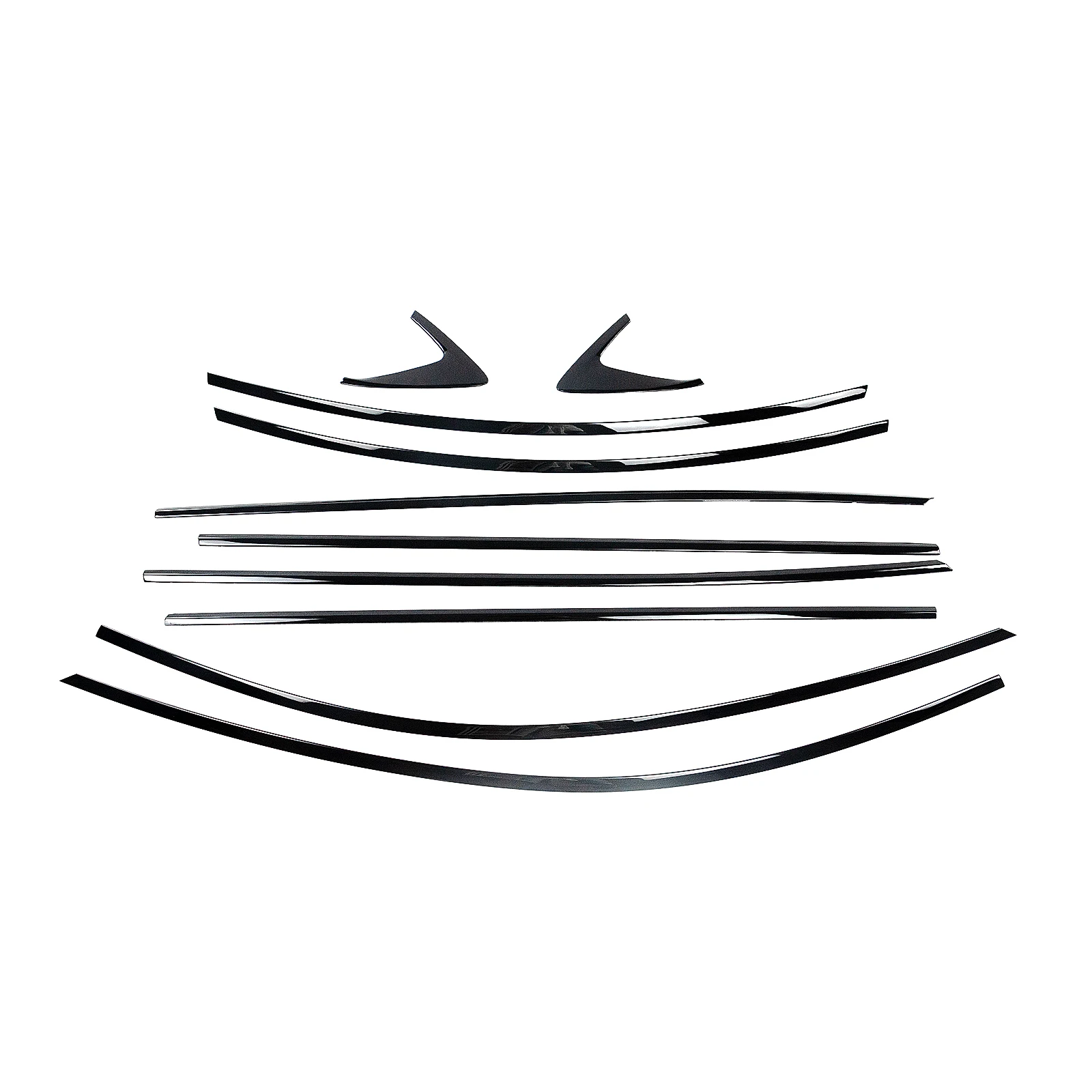 

10 шт. декоративная накладка на внешнюю оконную рамку для Mazda 6 Atenza Sedan 2012-2024