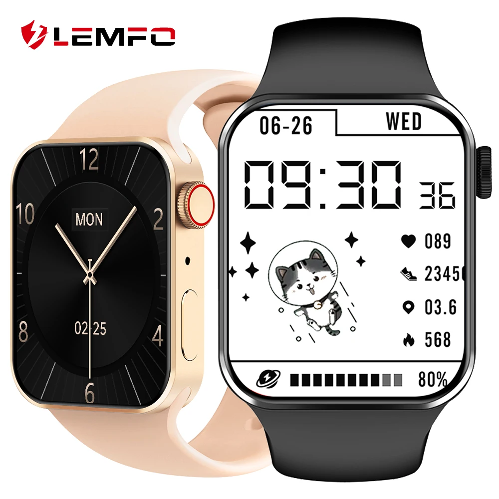 LEMFO S8P смарт часы мужские женские наручные Bluetooth-вызов аккумулятор 260 мАч умные
