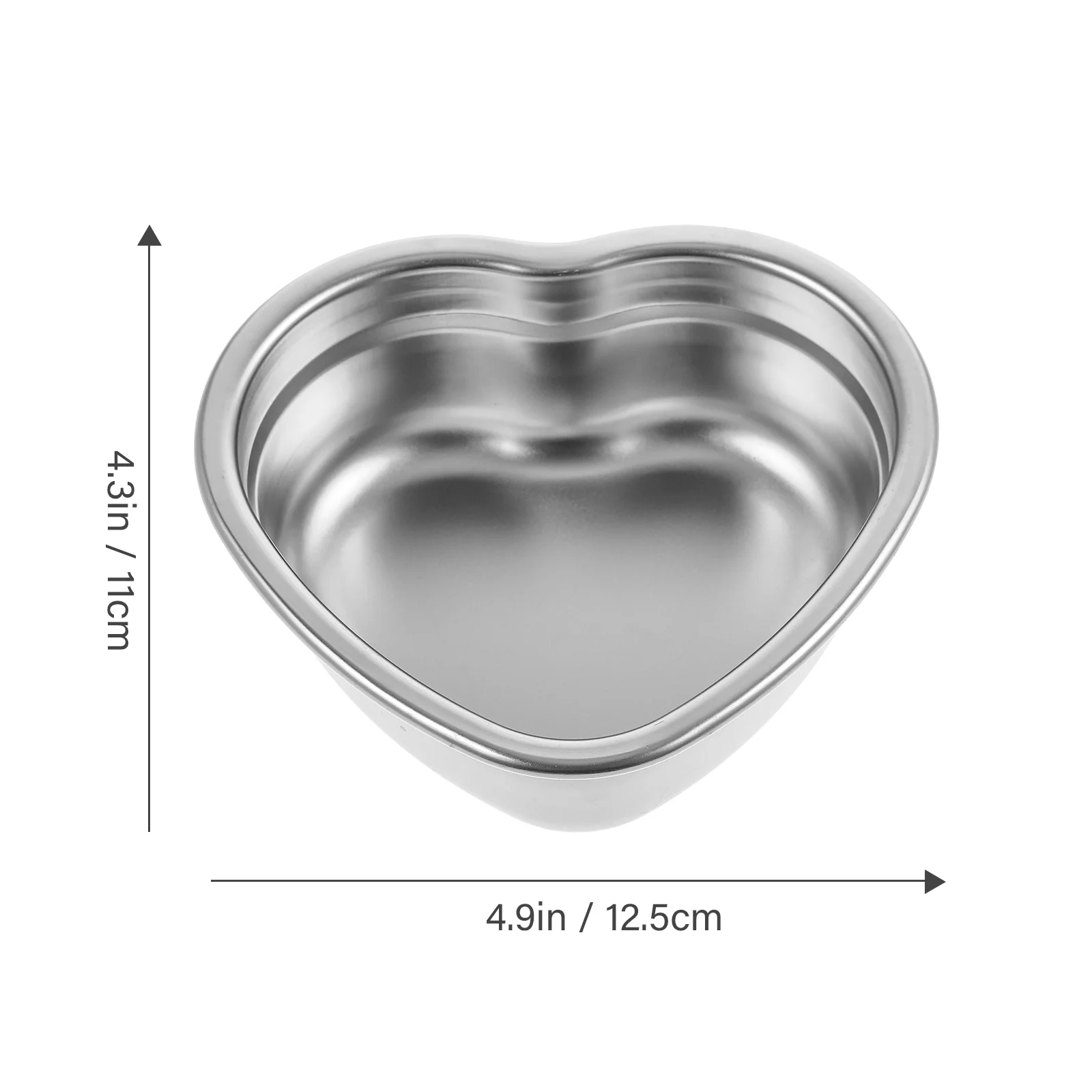 

Heart Dish Bowl Bowls Plate Shapedsteel Stainless Serving Sauce Shape Metal Seasoning Dipping Soy Kitchen Tray Dinner Dishes