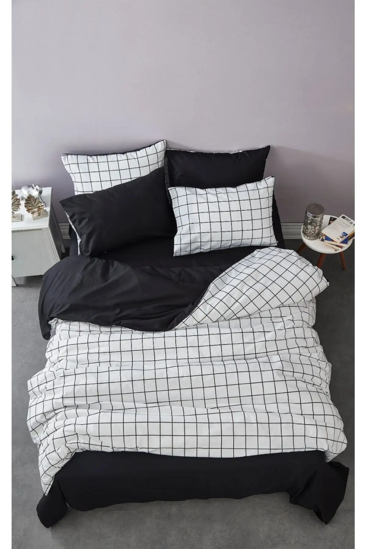 

Fitted Sheets Set (duvet cover Fabric) Cotton-pad Sheathed, Double Or Single Black Bed Sheets & Bed Sheet