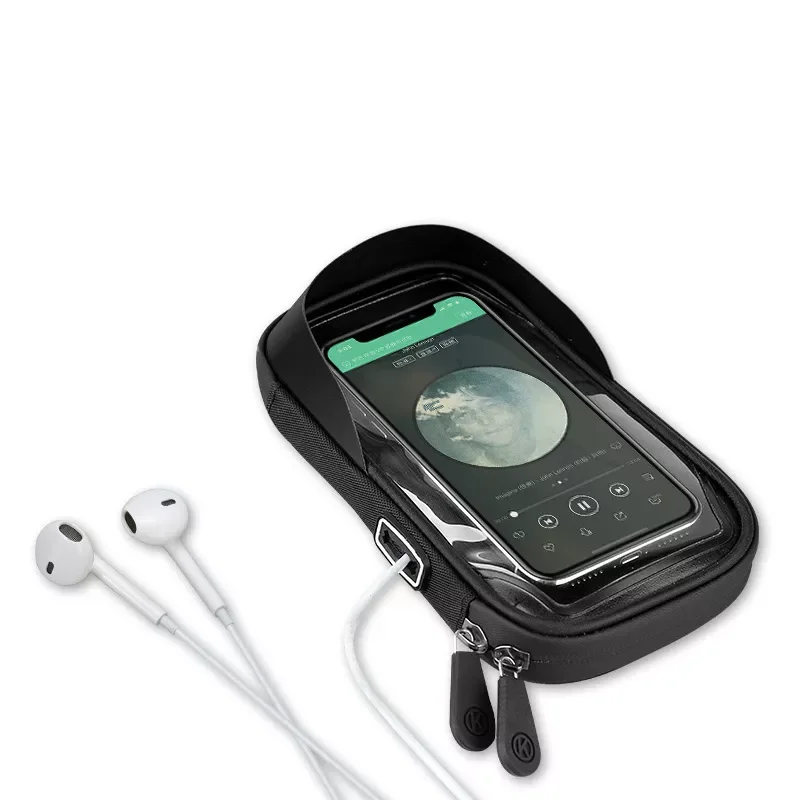 

inch Waterproof Phone Holder Stand Motorcycle Handlebar Mount Bag Cases Universal Bike Scooter Cell Phone Bracket