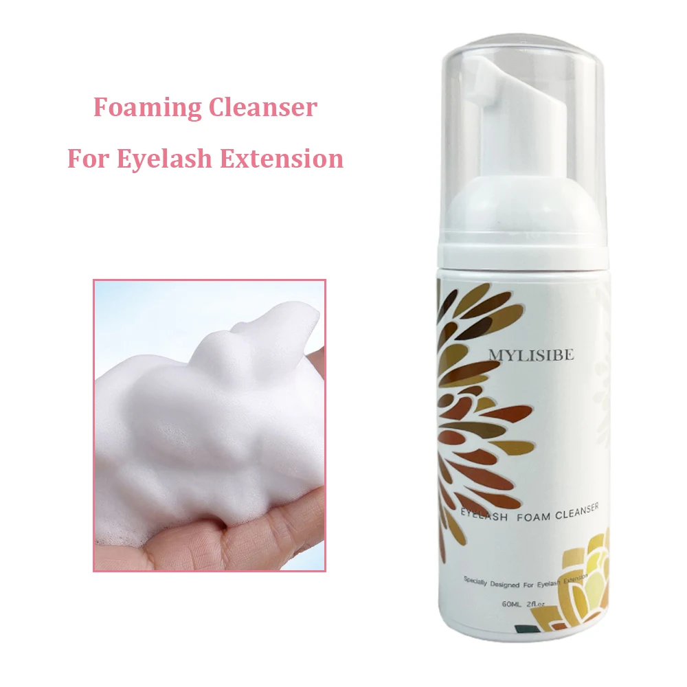 

Makeup Tools Non-irritating Lashes Clean Eyelash Extension Gentle Shampoo Mousse Cleanser Brush Cleaning Foam Eye Glue Foam Pump
