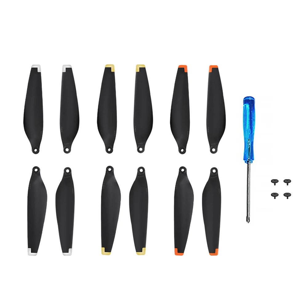 

1/2 Pairs Low Noise Propeller Props Blade Replacement Kits Drone Wing Fans Spare Parts for DJI Mini 3 Pro