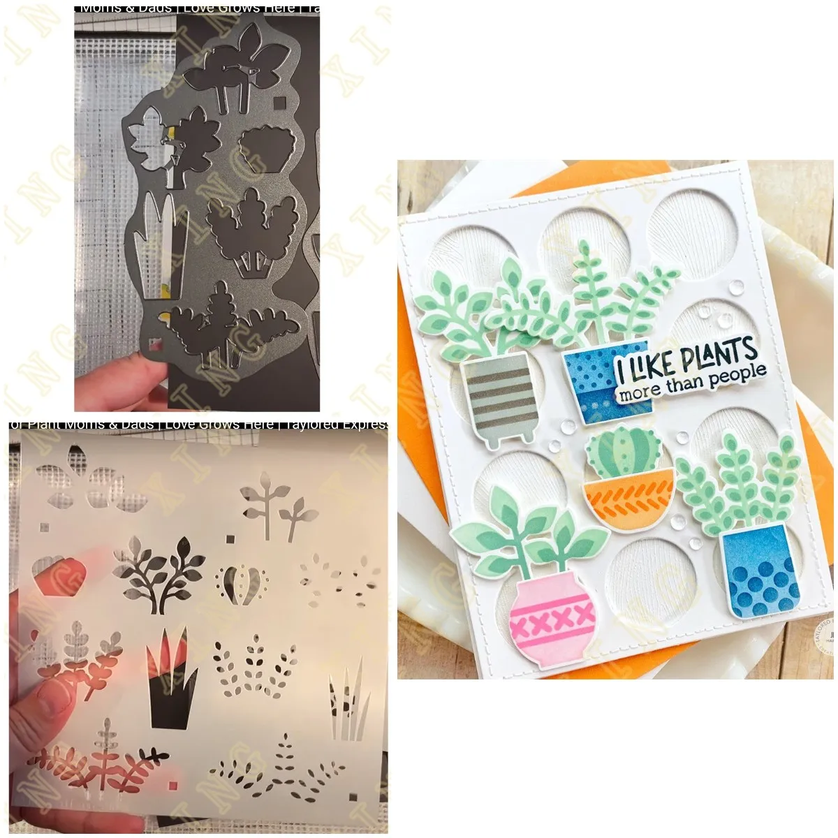 

Flowers and Plants Metal Cutting Dies Stencils for Scrapbooking Stamp Photo Album Decorative Embossing Cut Die DIY Paper Cards