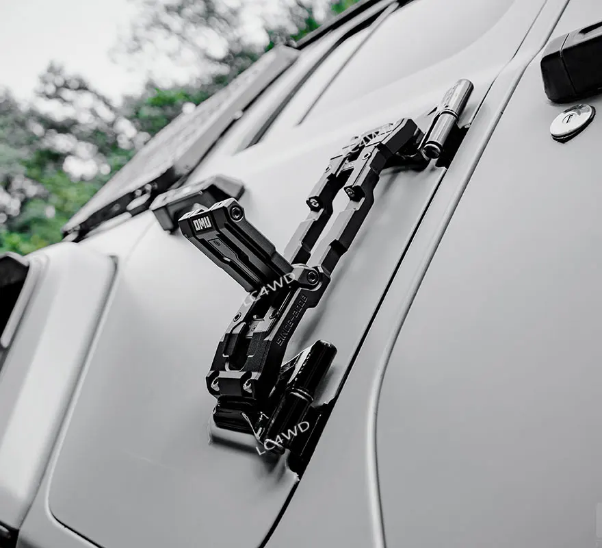 

Аксессуары для экстерьера LC4WD 4X4 серии OMU: алюминиевая складная подножка для двери Jeep Wrangler JK JL JT