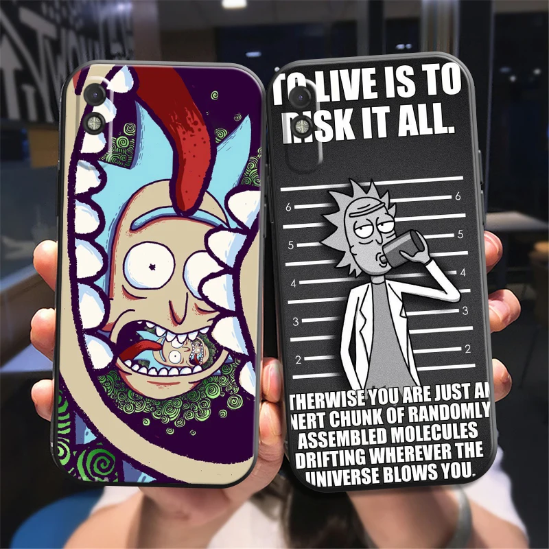 

Funny Carton Rick And Morty US Phone Case For Xiaomi POCO F3 GT X3 X3 Pro GT NFC For POCO M3 M3 Pro TPU Coque Carcasa Cover