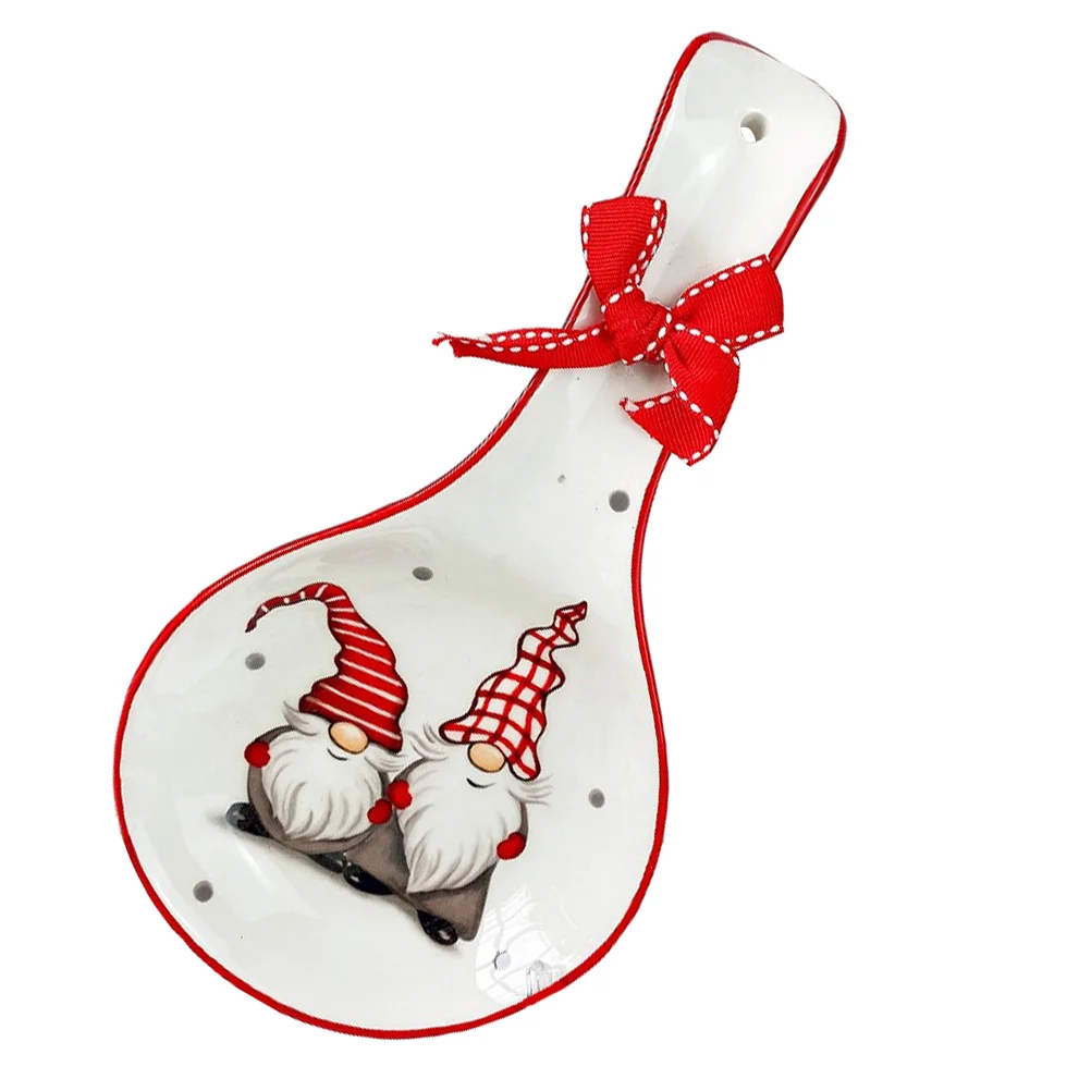 Chopsticks Cutlery Rack Kitchen Utensils Spoon Shaped Christmas Stand Pillow White Creative Woman