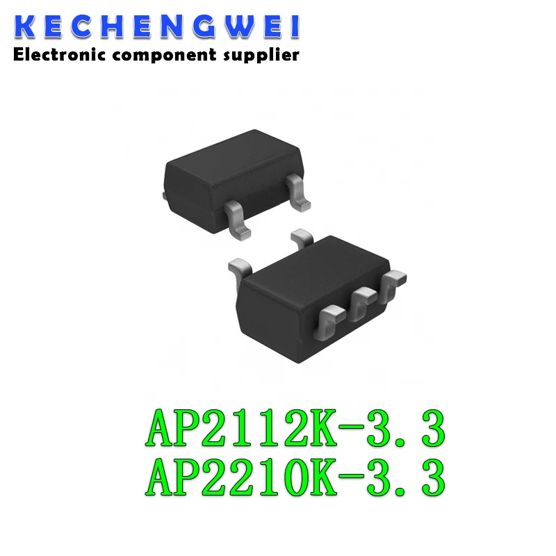 10 шт. Φ 3,3 V 0.6A SOT25 2112 AP2112 AP2113K Φ AP2210K