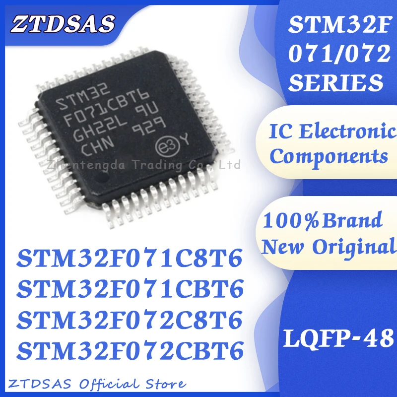 

STM32F071C8T6 STM32F071CBT6 STM32F072C8T6 STM32F072CBT6 STM32F071 STM32F072 STM32F STM32 STM IC MCU Chip