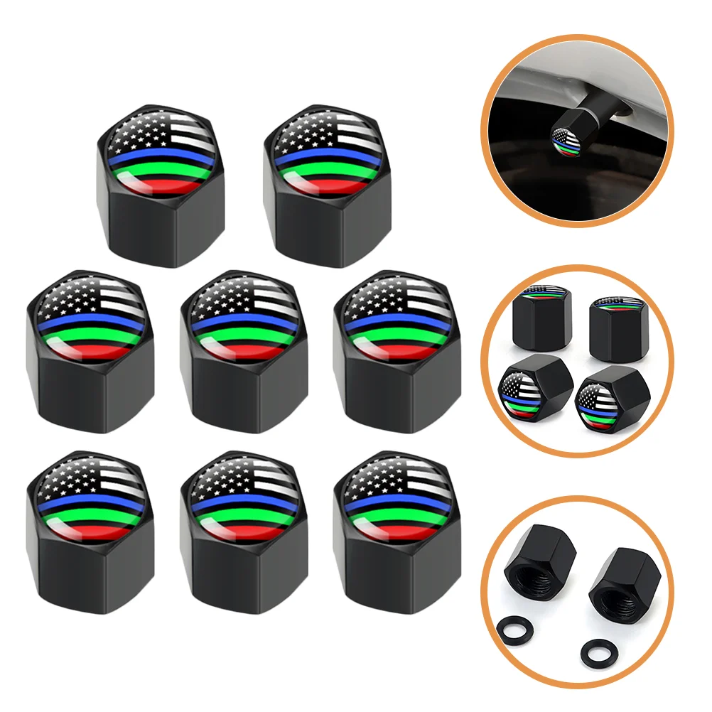 

Caps Tire Tyre Stem Car Valveaccessories Covers Flag American Cover Motorbike Air Truck Bike Pressure Wheel Tiresmetal Suv