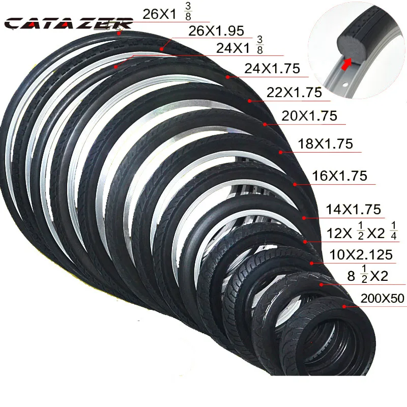 Solid Tire Without Tube Anti Stab Riding Clidren Bmx Mtb E B