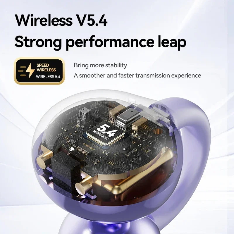 Фото Беспроводной ушной крючок Xiaomi M91 ENC Bluetooth 5.3, интеллектуальная сенсорная полоса высокой четкости для вызова со встроенным микрофоном, наушниками №4