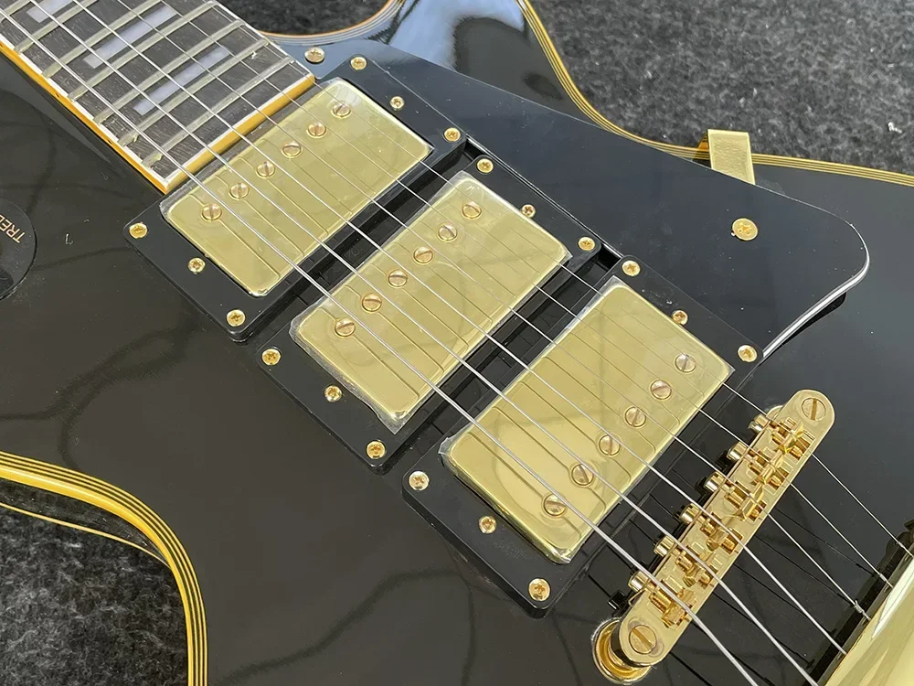 Изготовленная на заказ электрогитара Black Beauty накладка грифа из палисандра