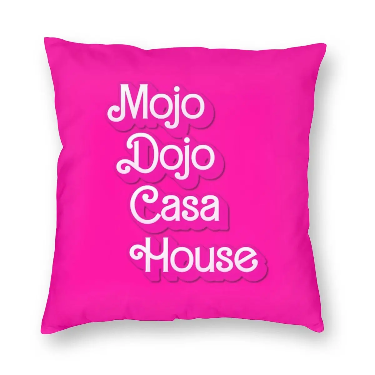 Фото Mojo Dojo Casa House квадратная наволочка из полиэстера, льна, бархата с принтом на молнии, декоративная наволочка, чехол для подушки для комнаты №3