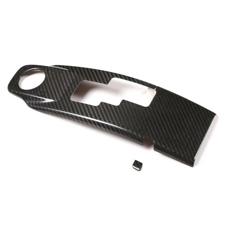 

Real Carbon Fiber Car Central Control Shift Gear Panel Cover Trim for Nissan GTR R35