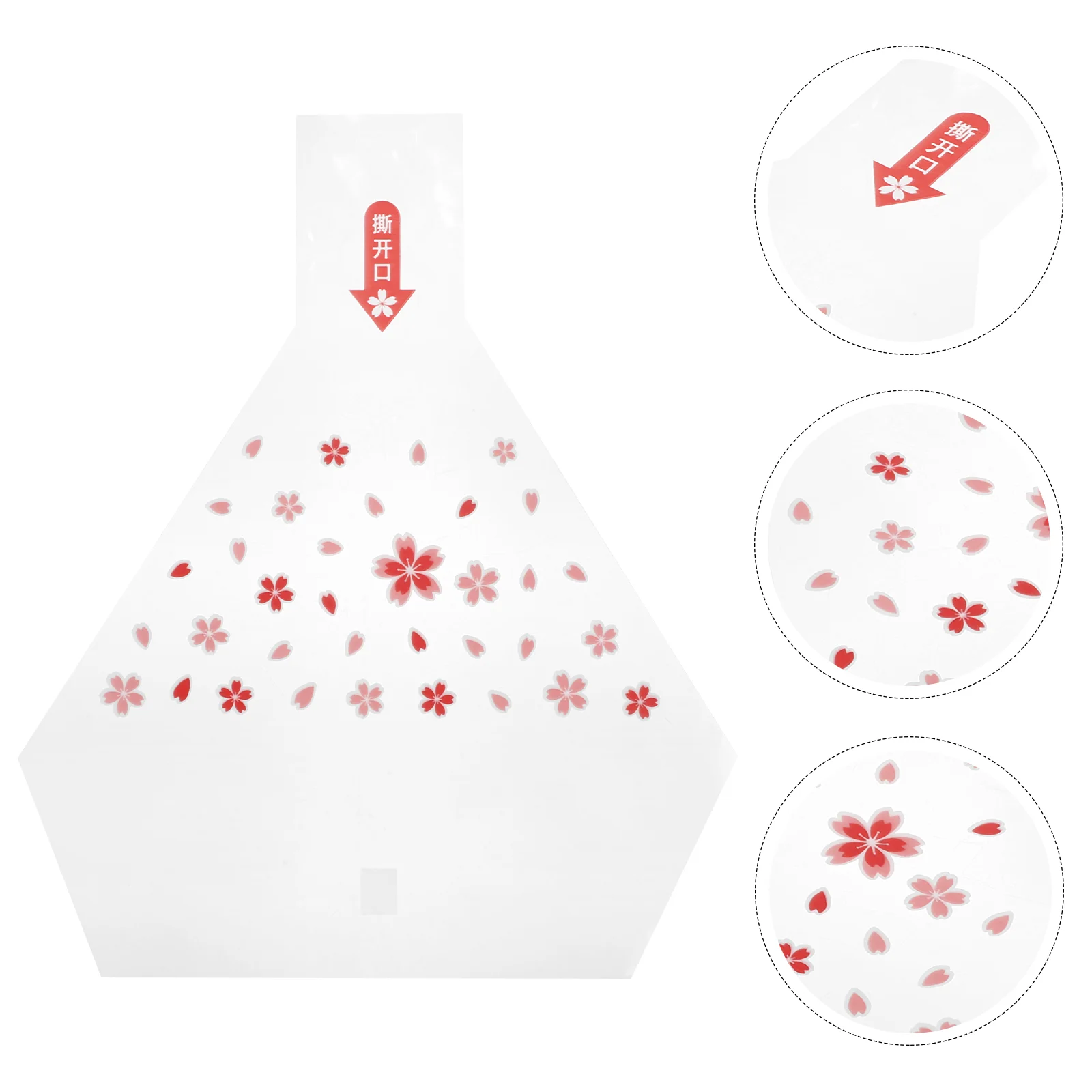 

50 Pcs Onigiri Baggies Decorative Wrappers Easy Tear Bags Plastic Making Tools Food Packaging