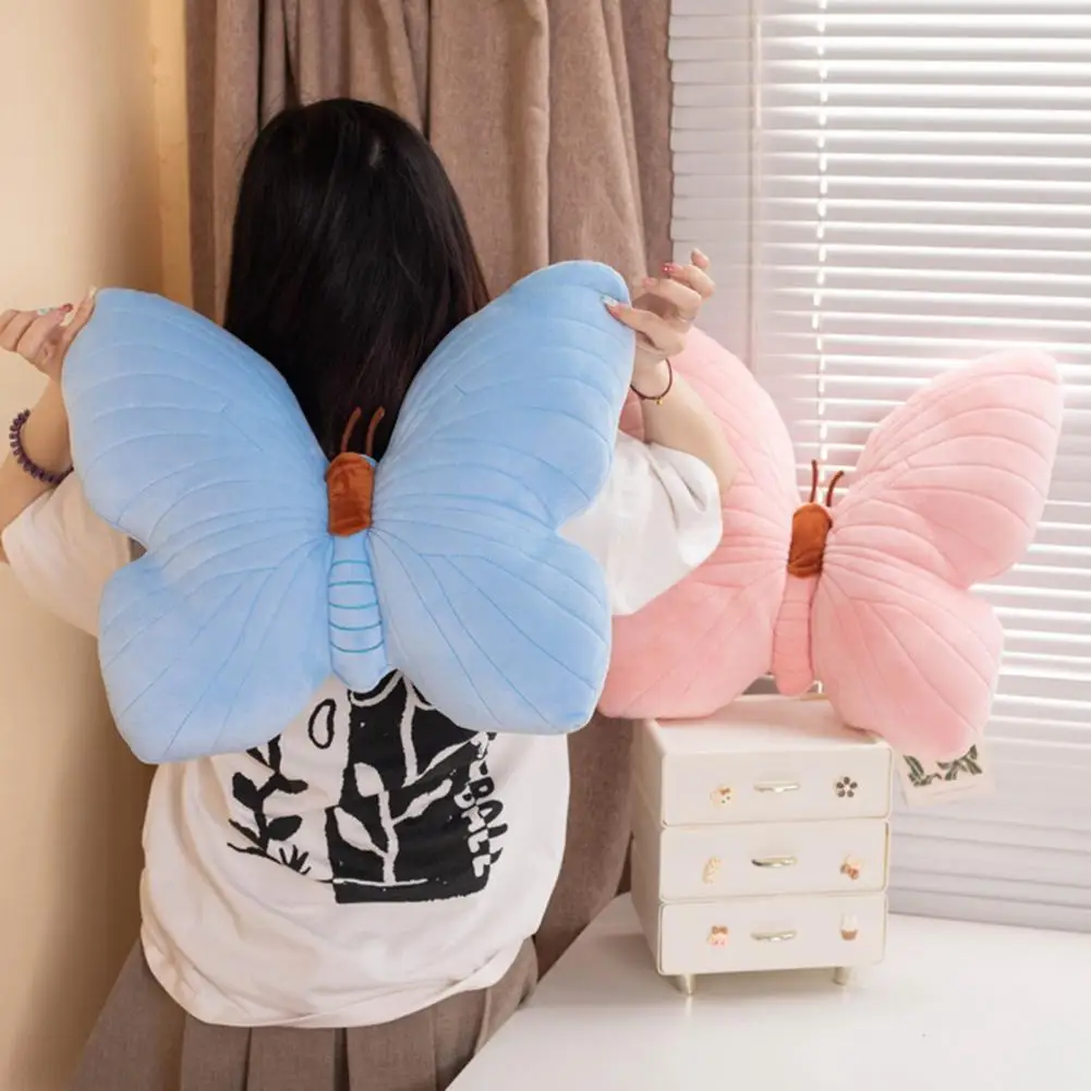 Милая мультяшная подушка-бабочка эластичная подушка с полным наполнением
