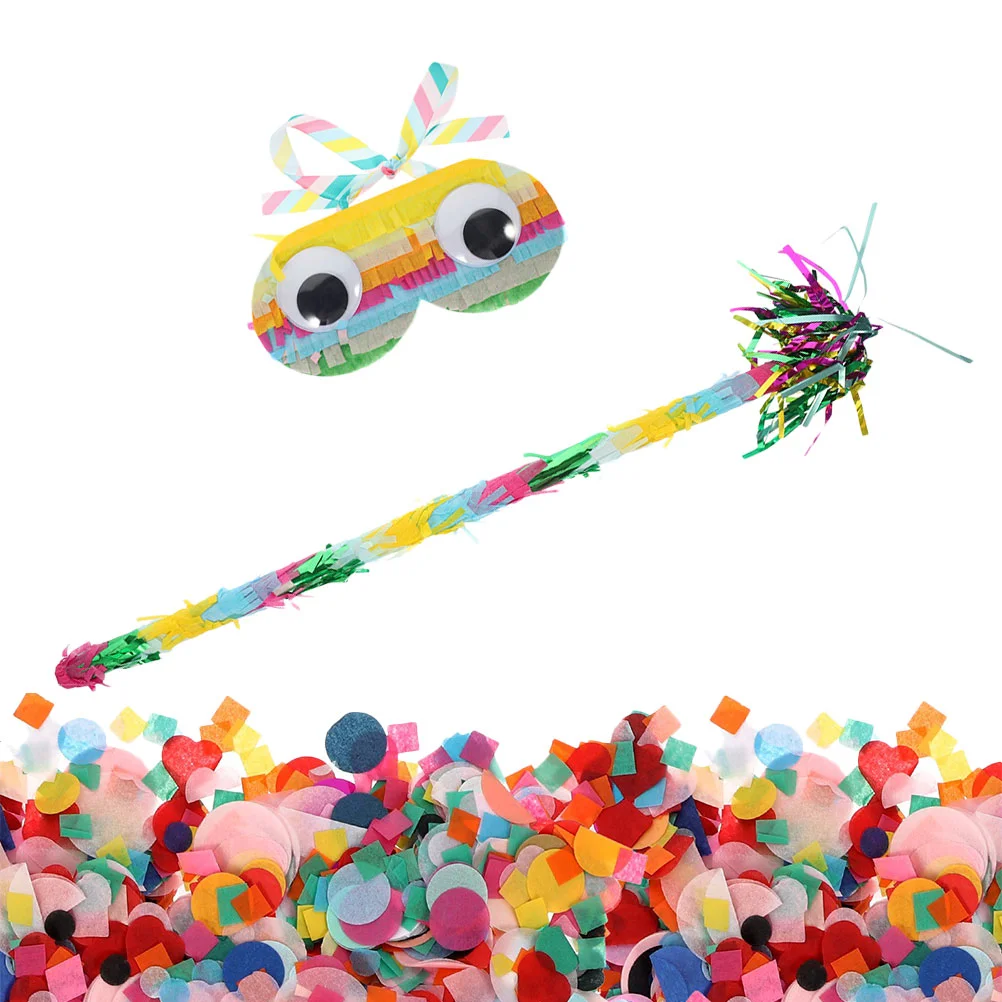 

Pinata Accessories Fun Game Toy Colorful Stick Kids Birthday Party Supplies Celebration Decoration