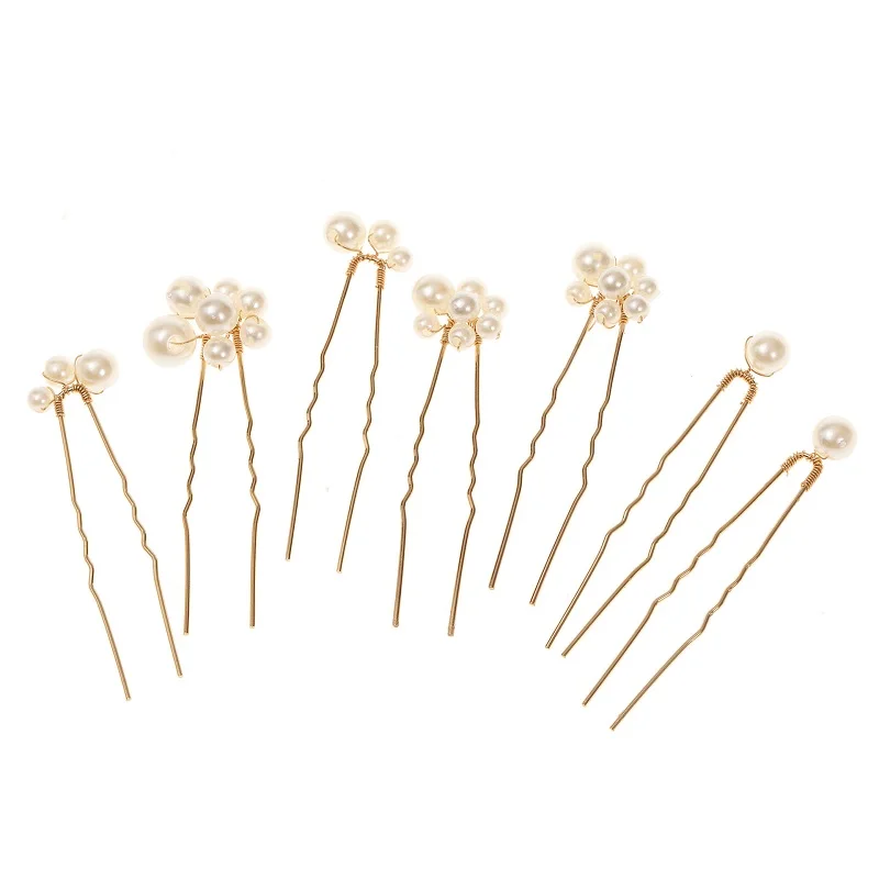 1 компл. Свадебные заколки для волос из искусственного жемчуга свадебные
