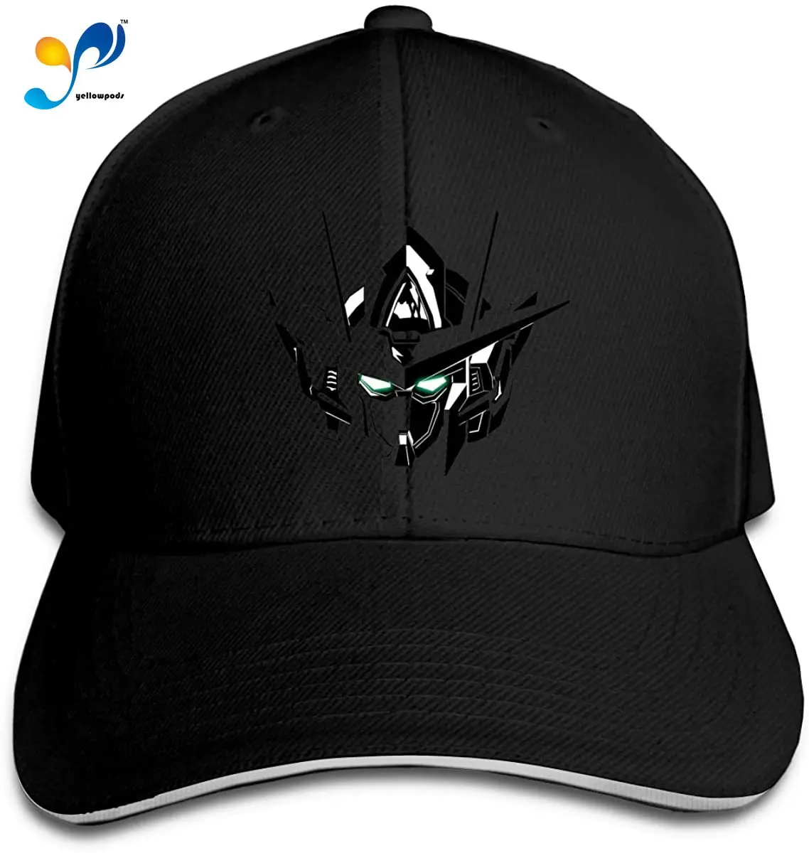 

Sandwich Cap 00Q_Gundam Black Baseball Caps 2020 For Mens Wild Sandwich Cap
