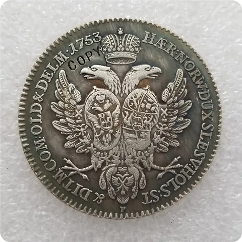 Копия юбилейной монеты России 1 рубль DASHUMIAOCOIN